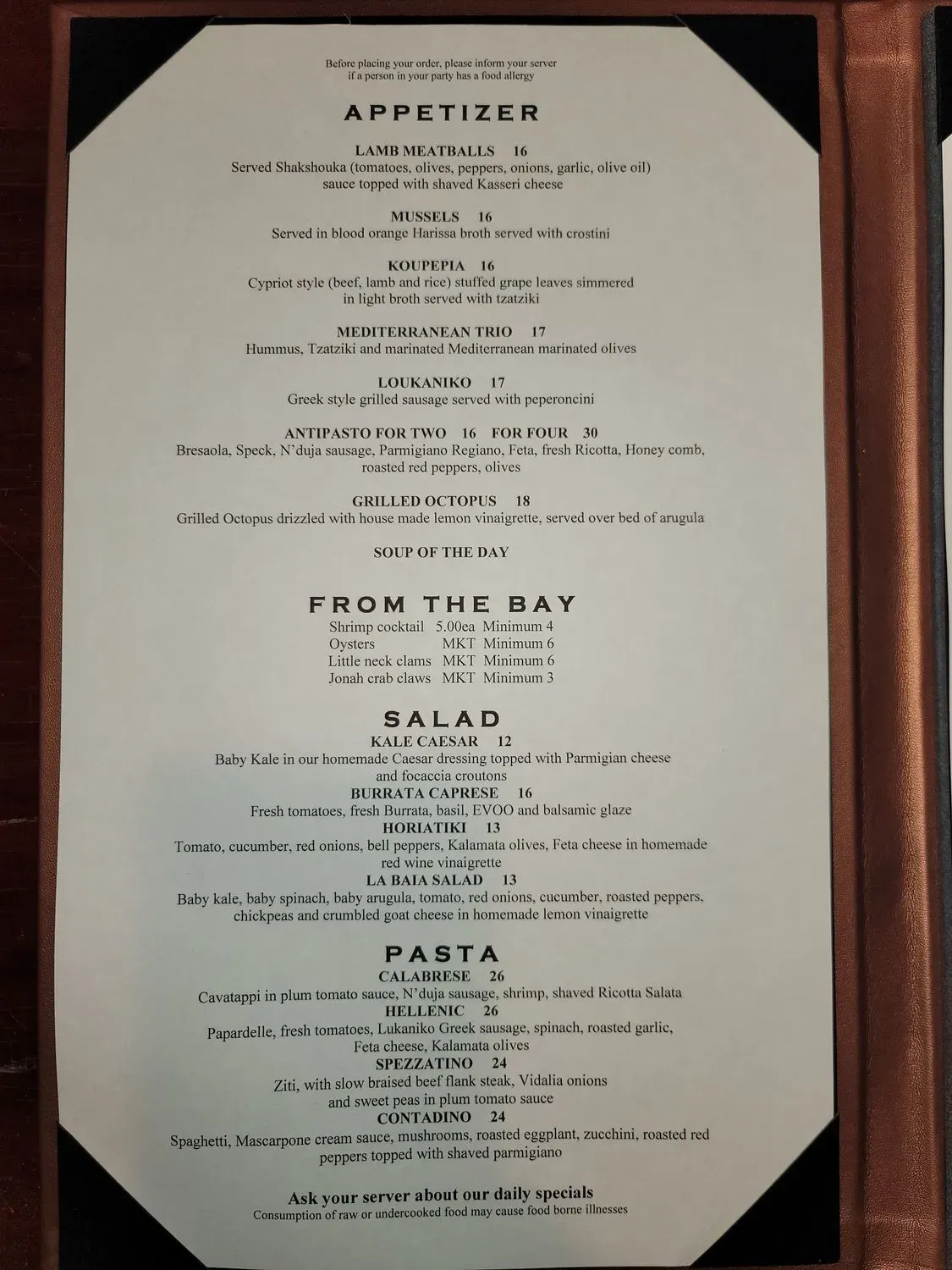 Menu 2