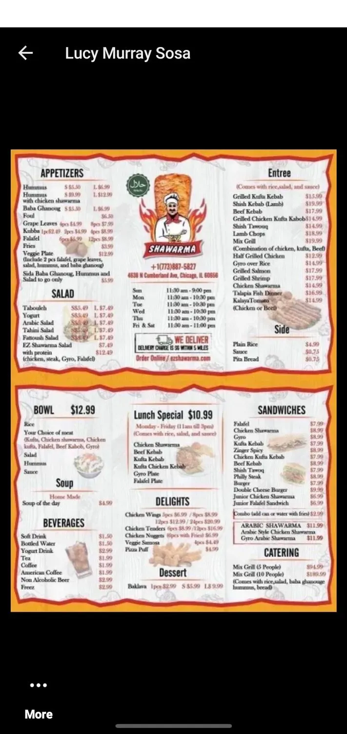 Menu 5