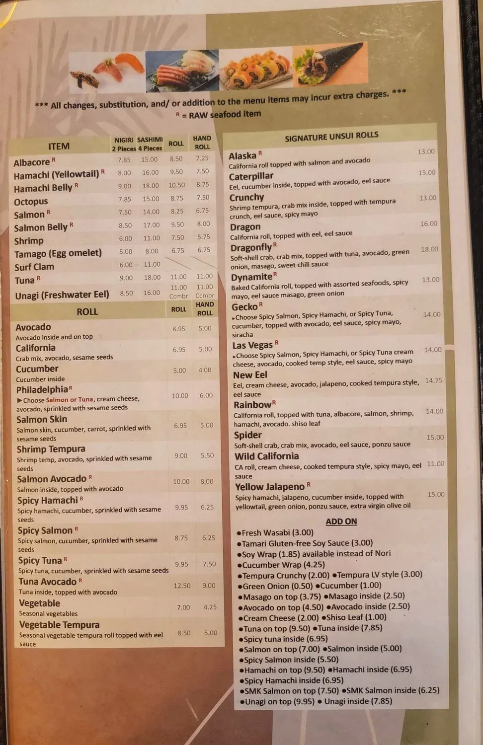 Menu 3