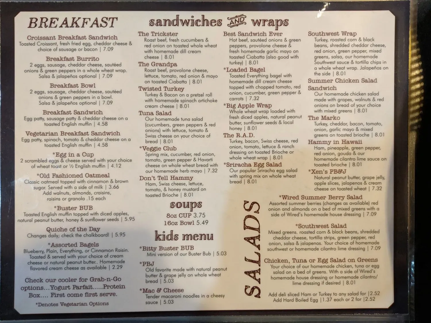 Menu 2