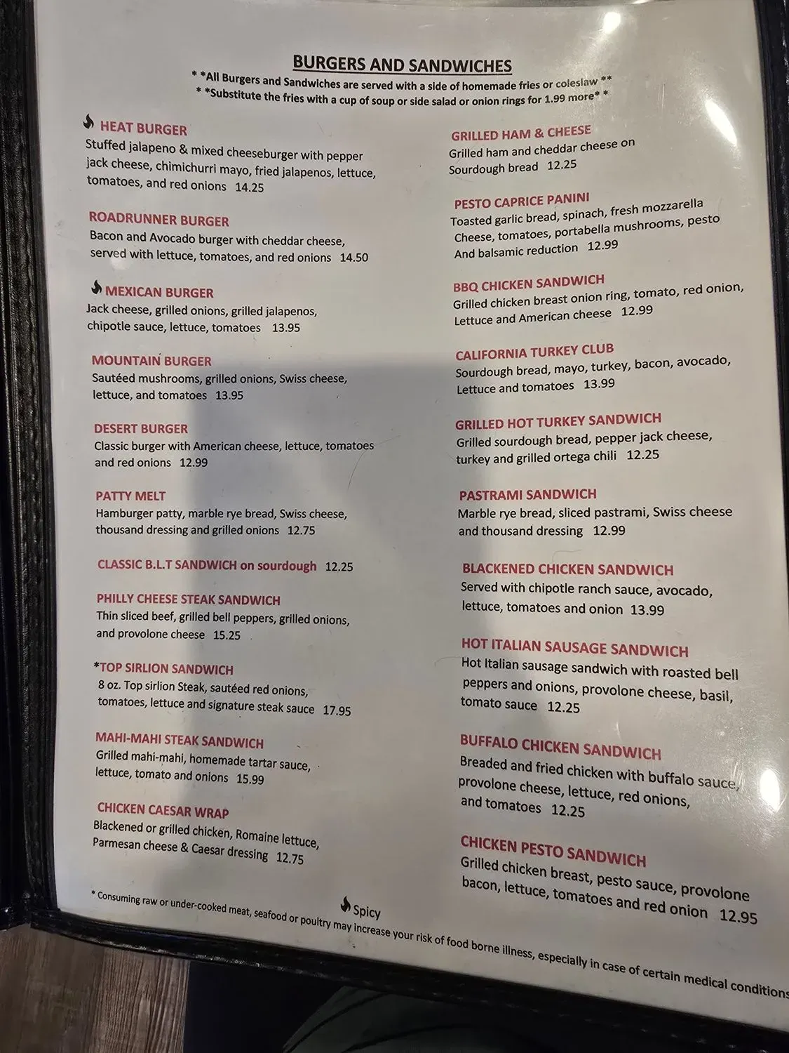 Menu 6