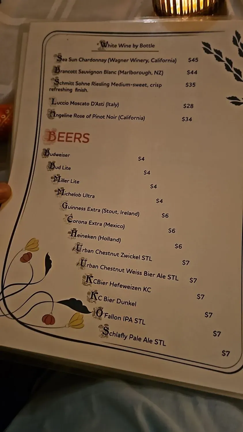 Menu 4