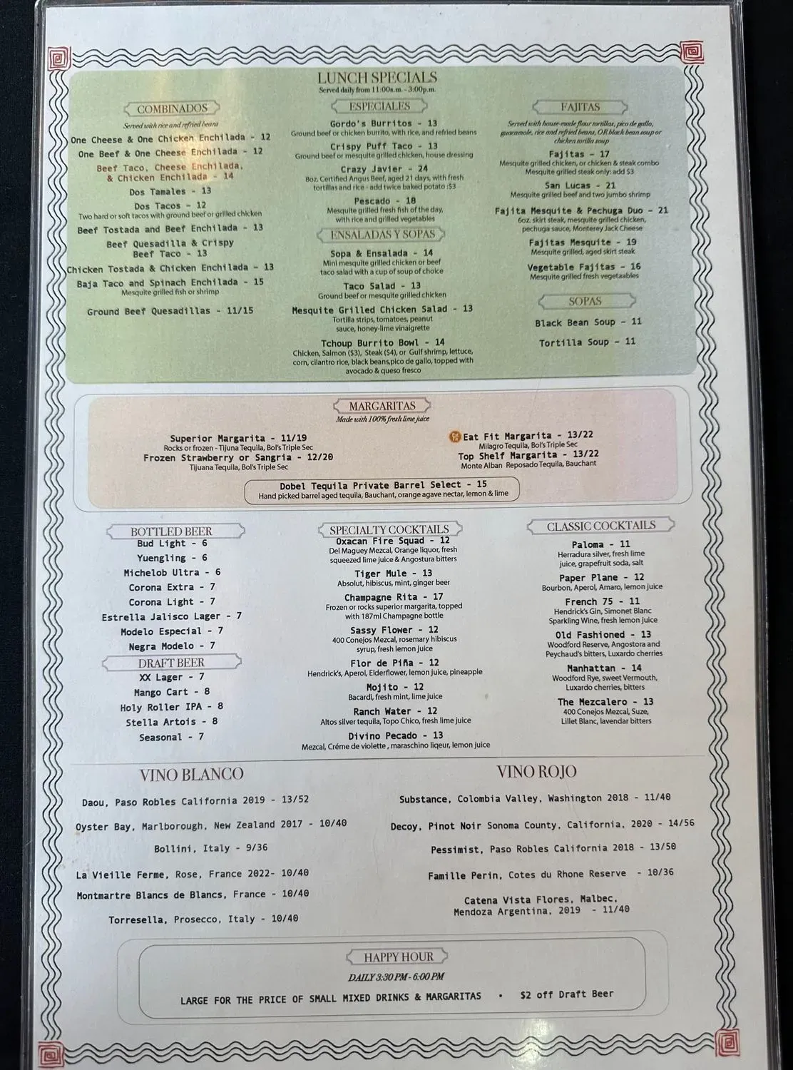 Menu 2