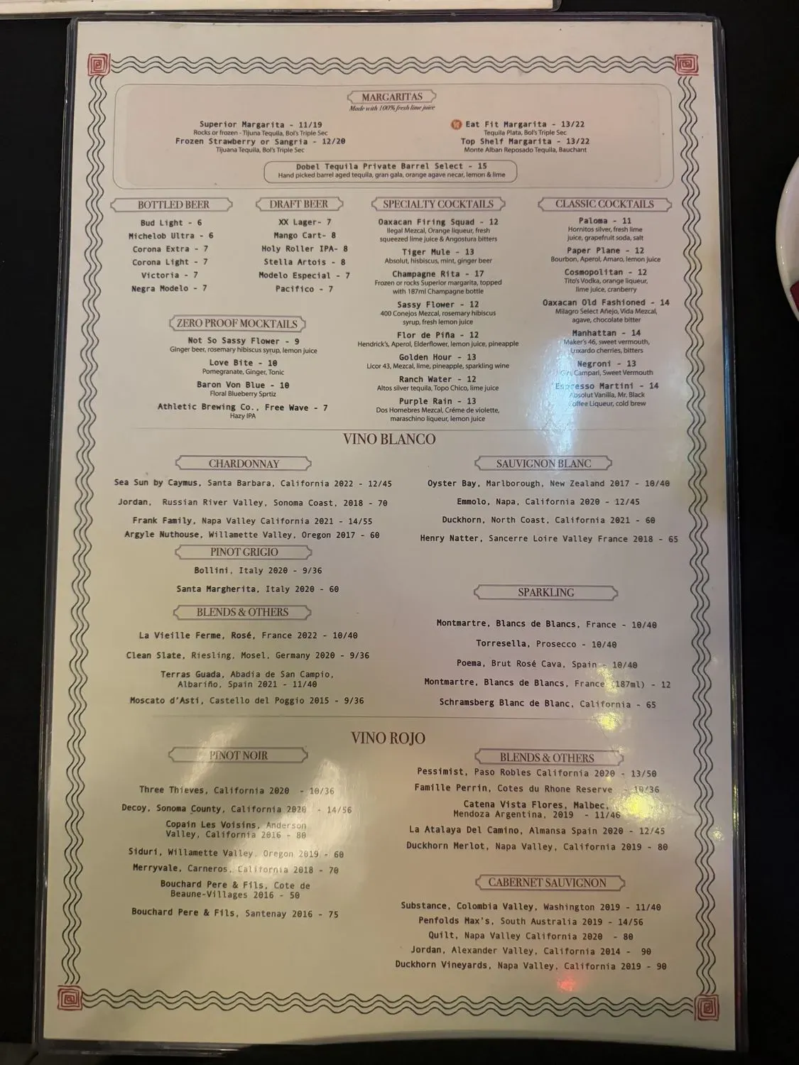 Menu 5