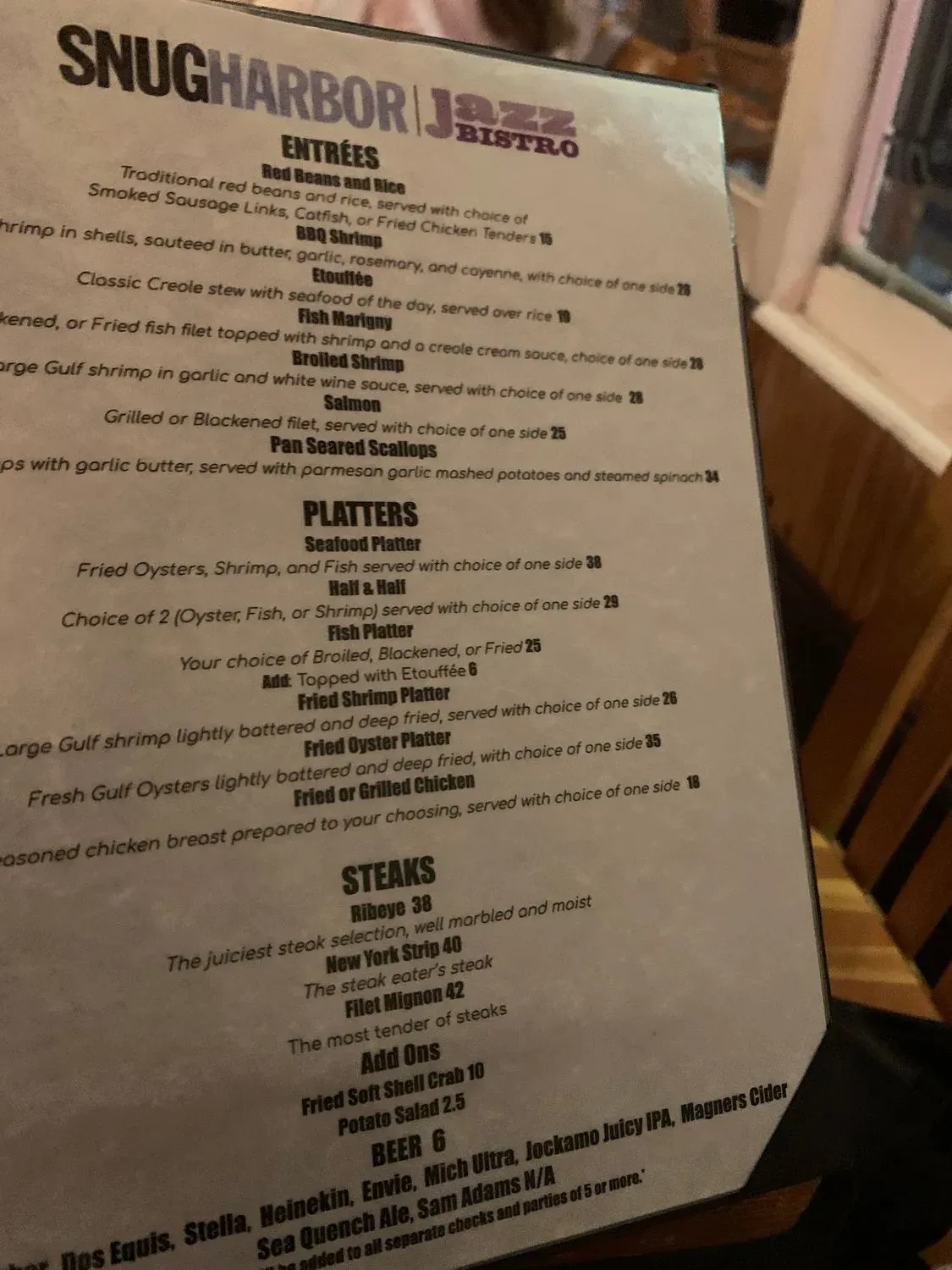 Menu 4