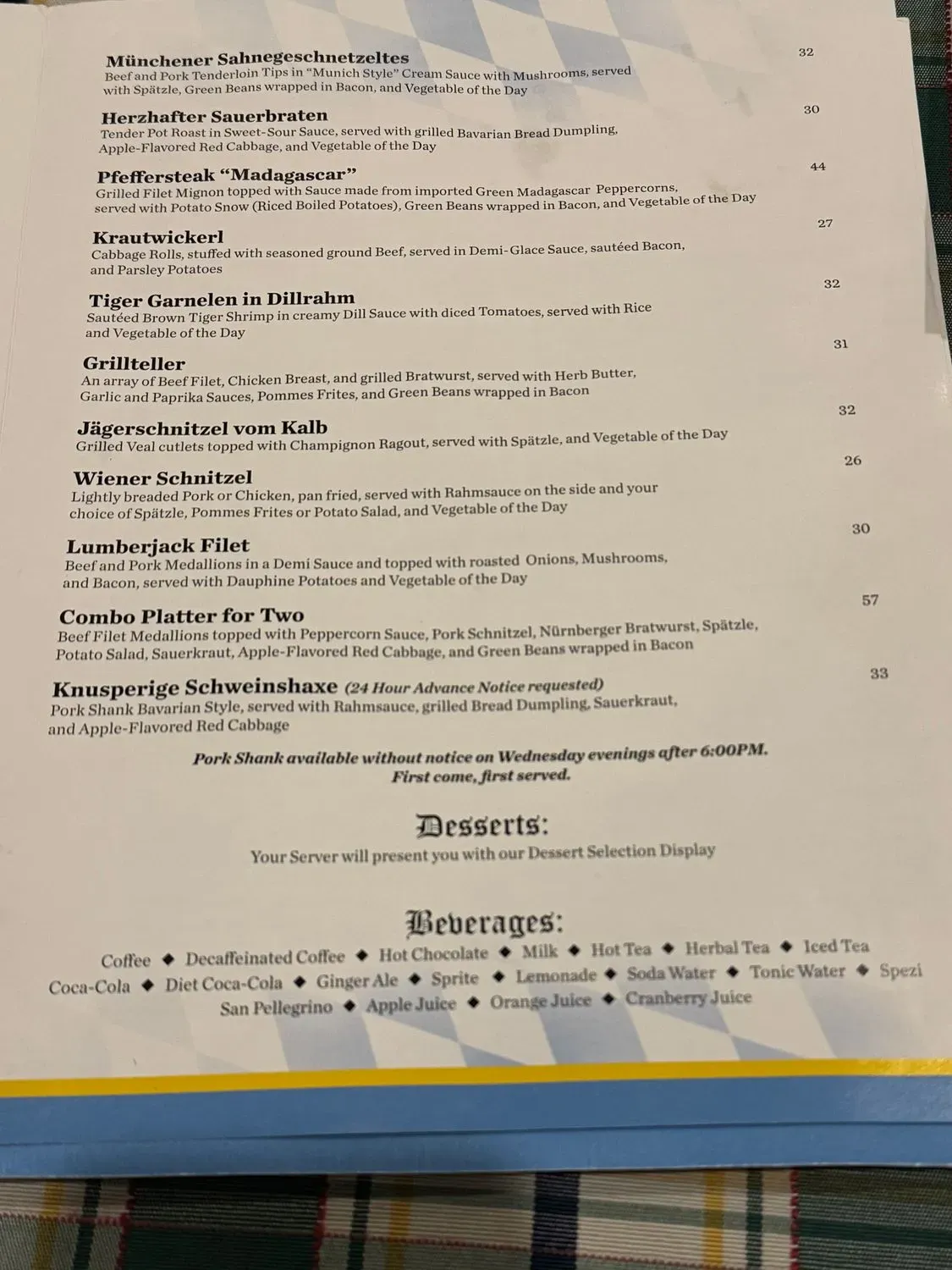 Menu 2