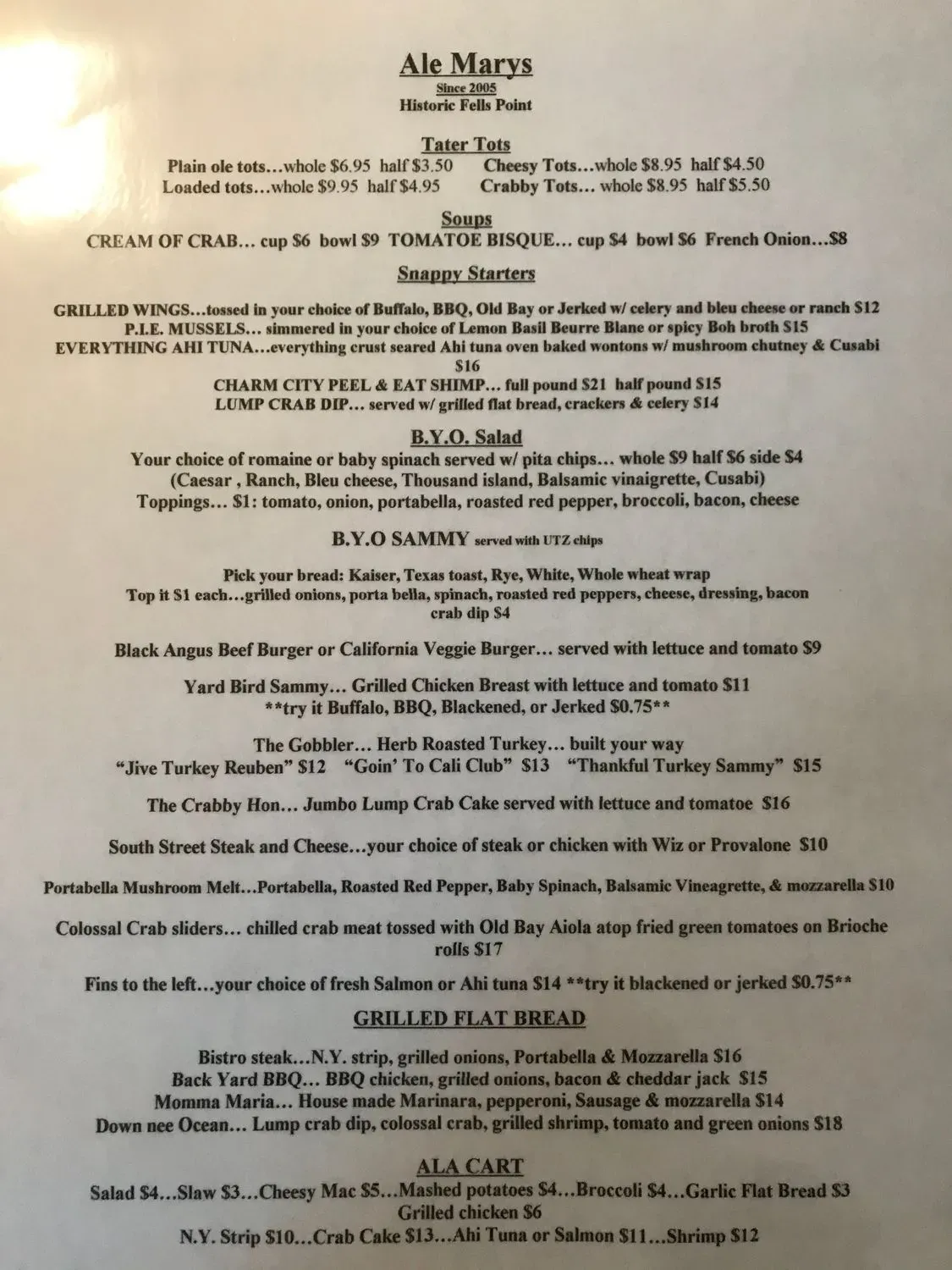 Menu 3