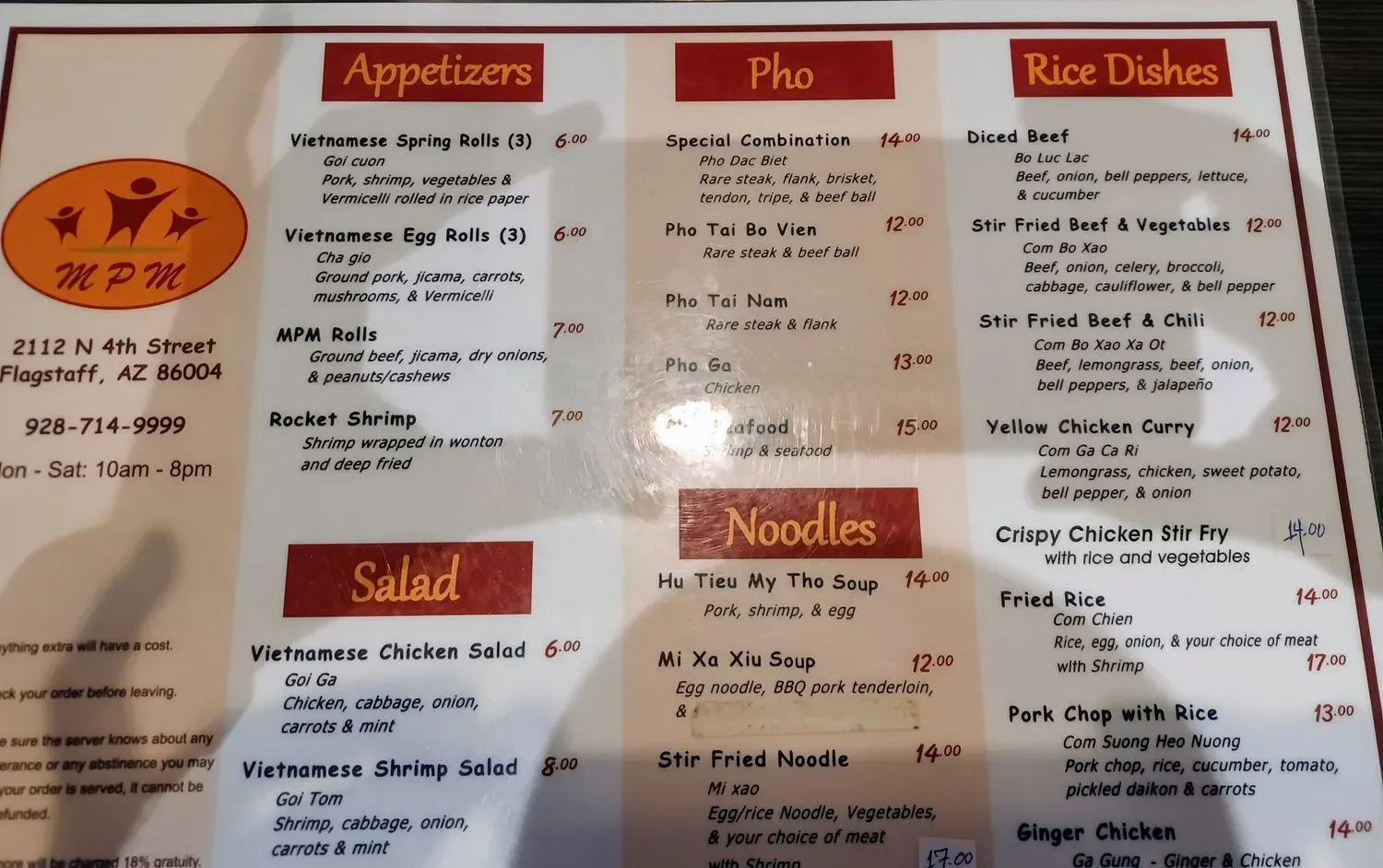 Menu 6