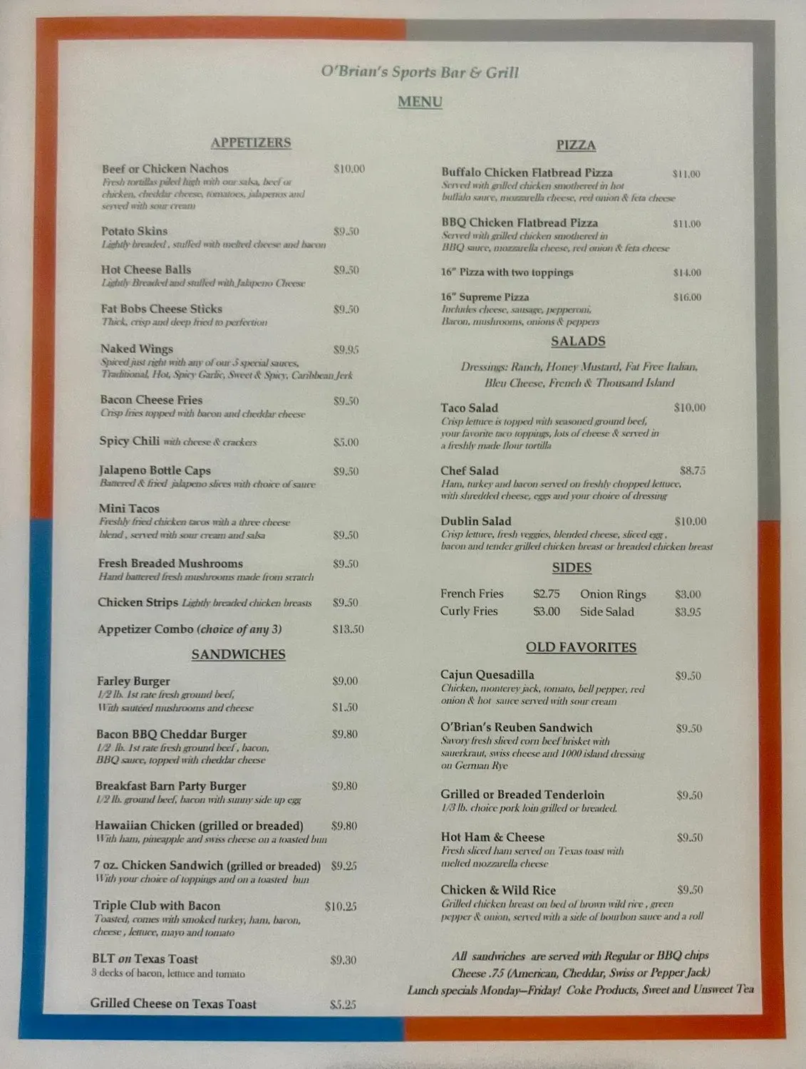 Menu 3