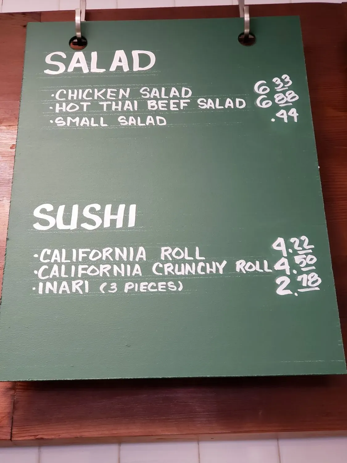 Menu 4