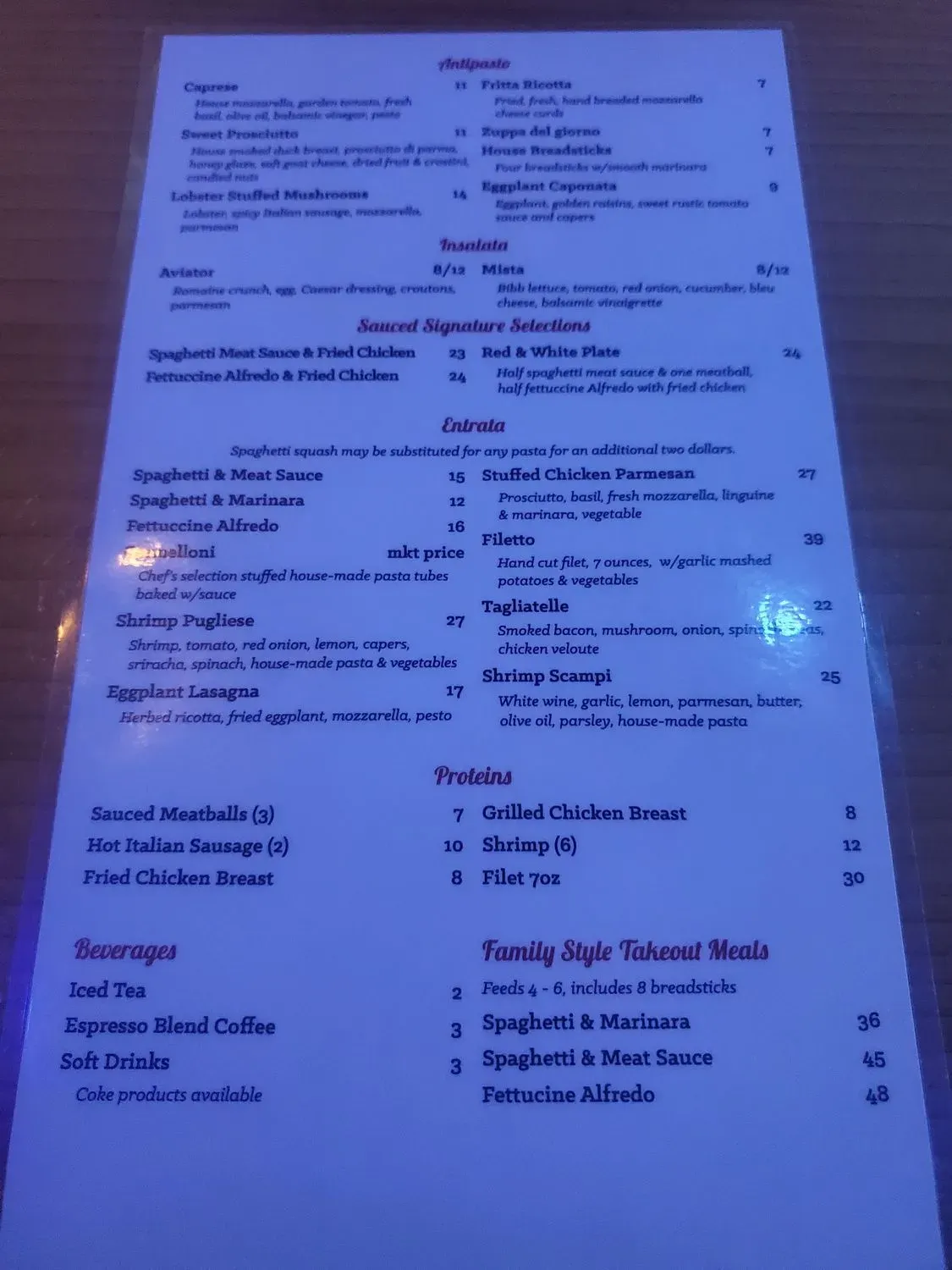 Menu 2