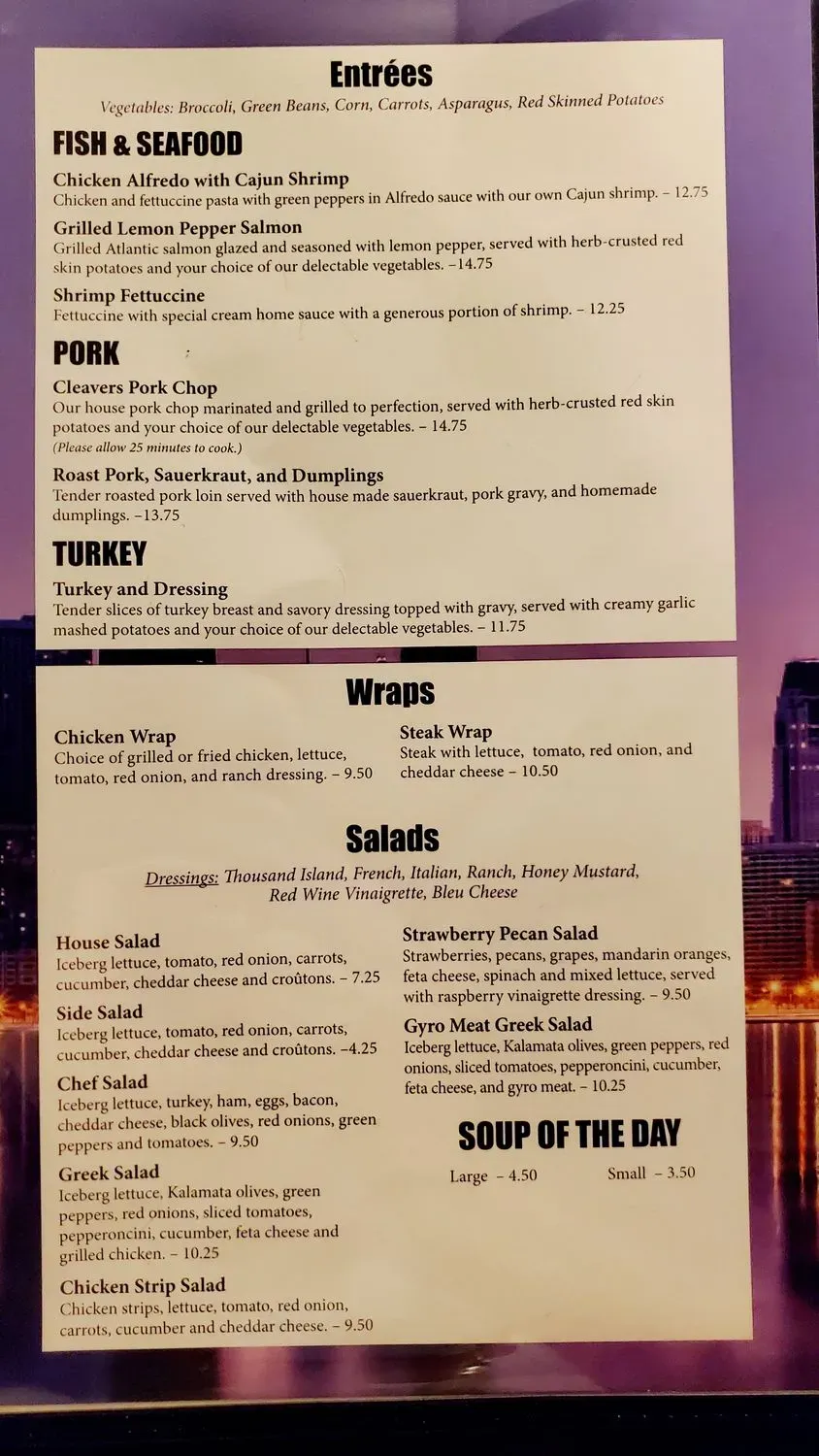 Menu 3