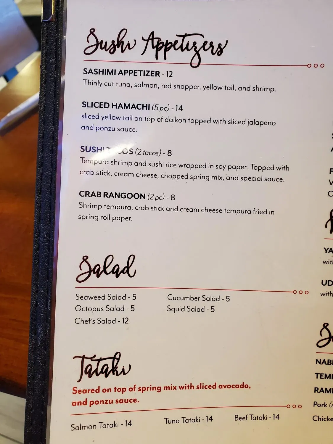 Menu 4