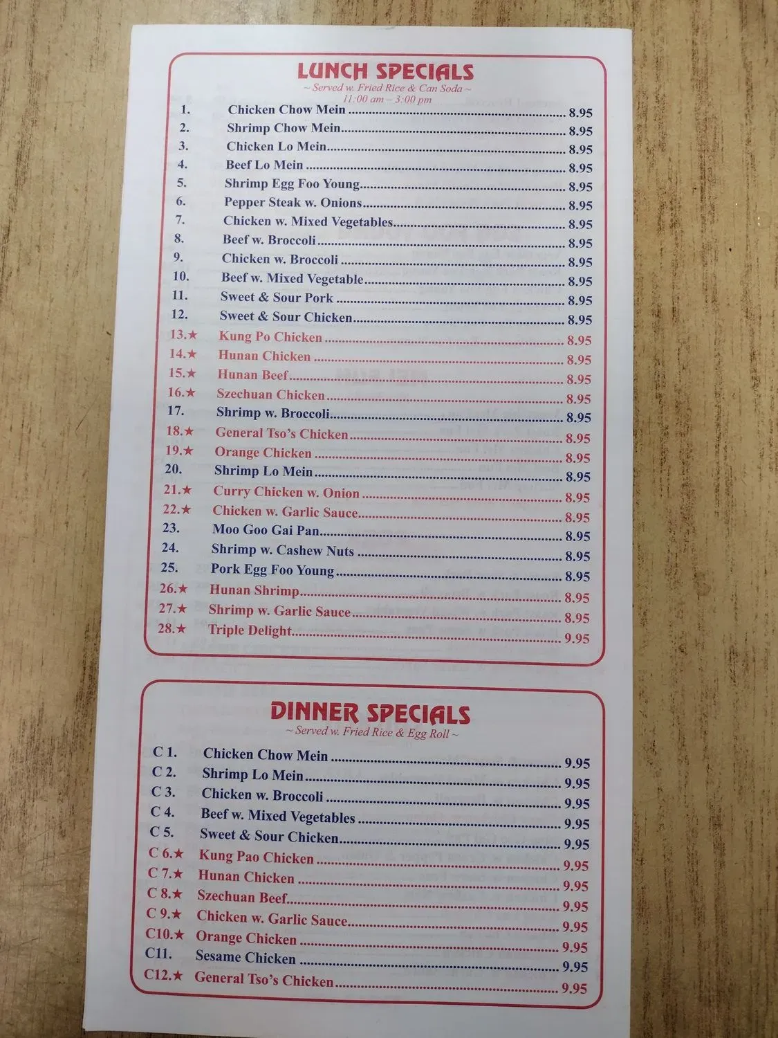 Menu 4