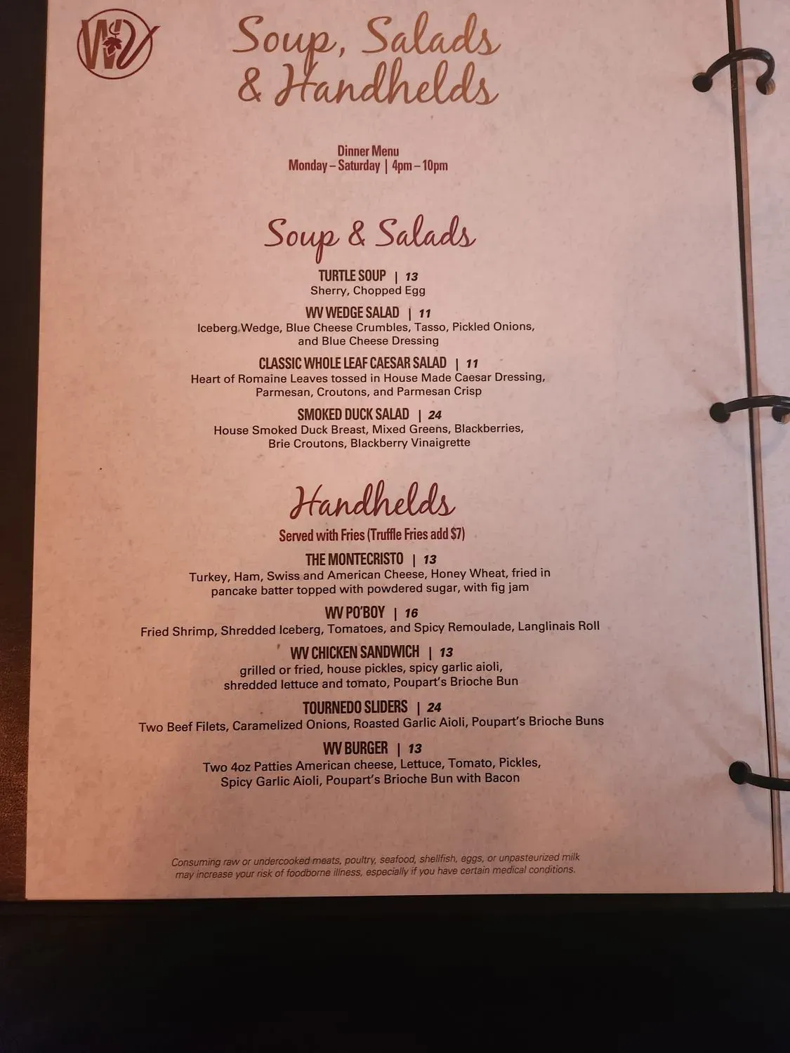 Menu 6