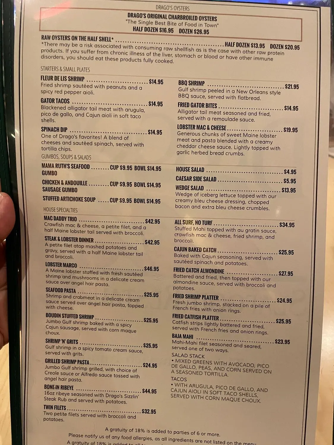 Menu 6