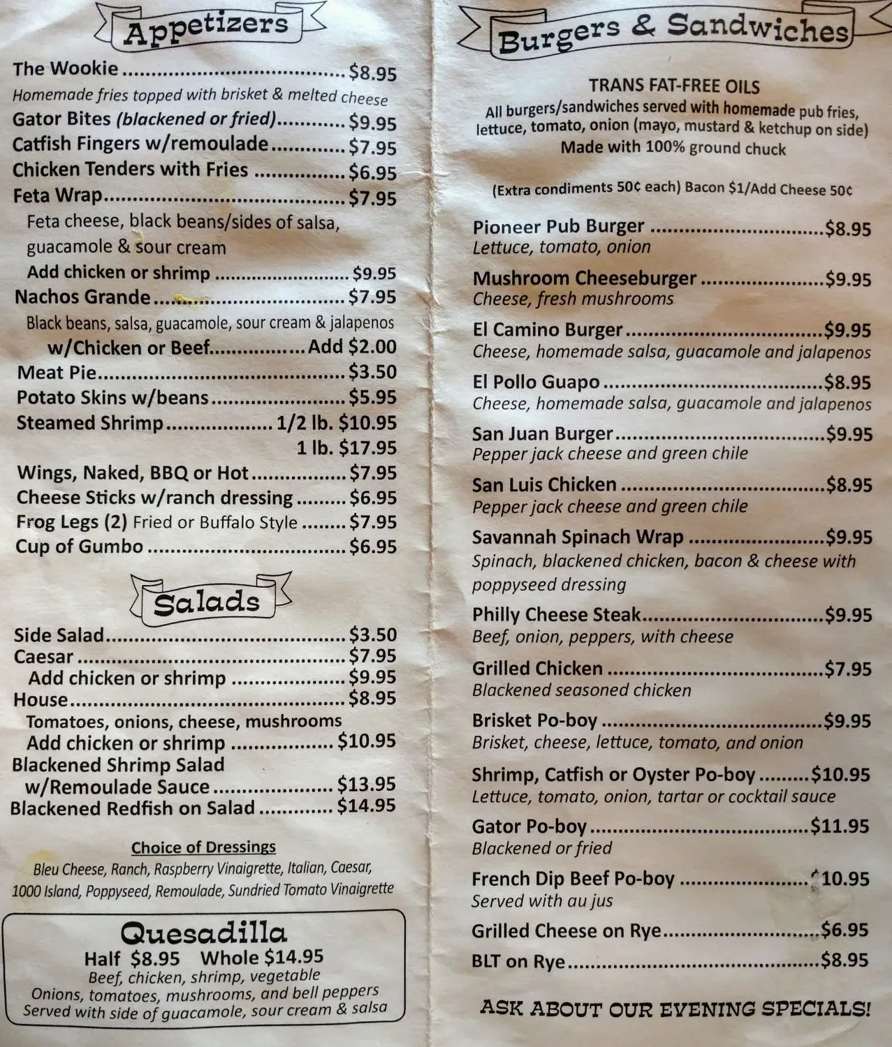 Menu 4