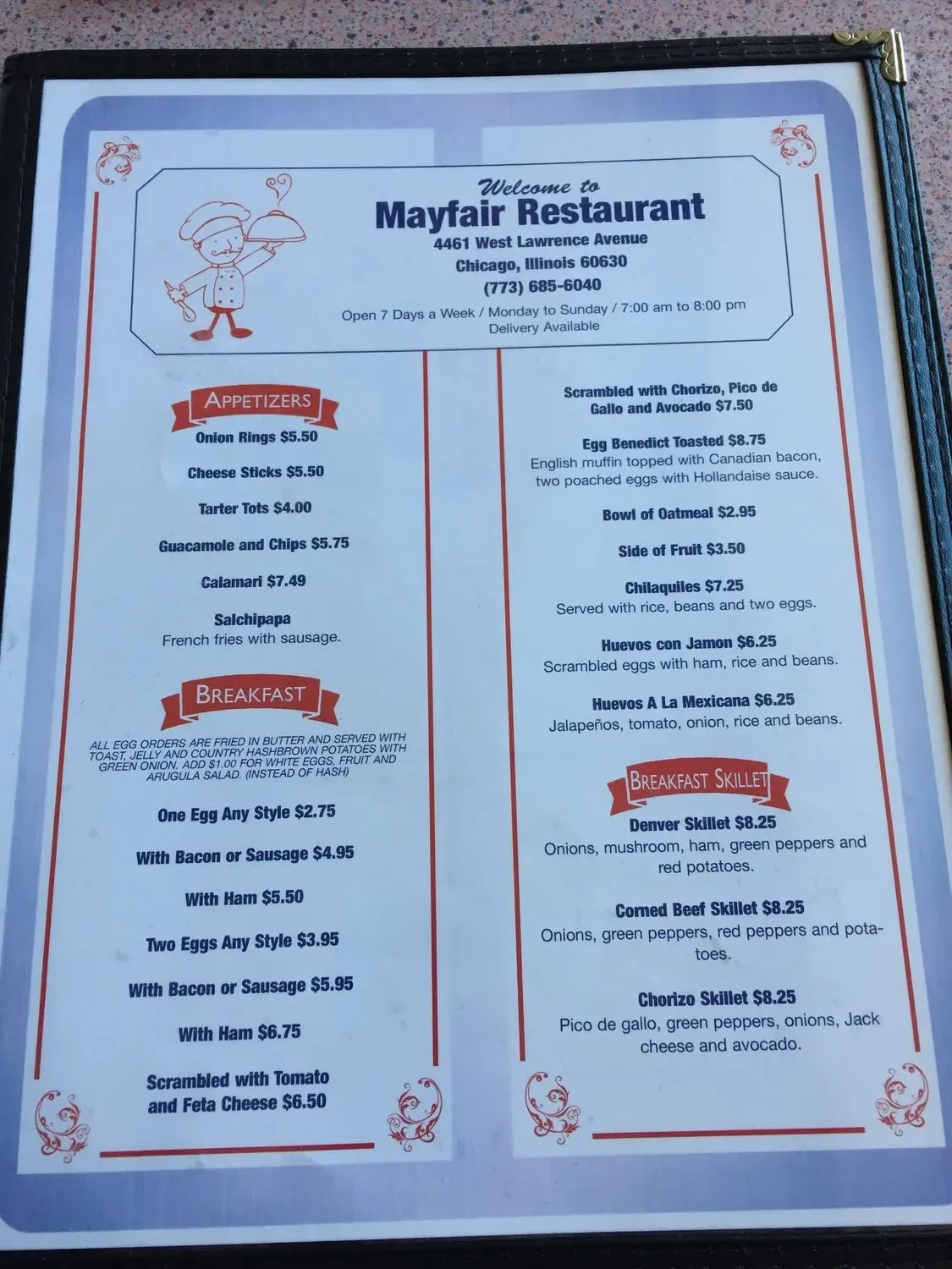 Menu 5