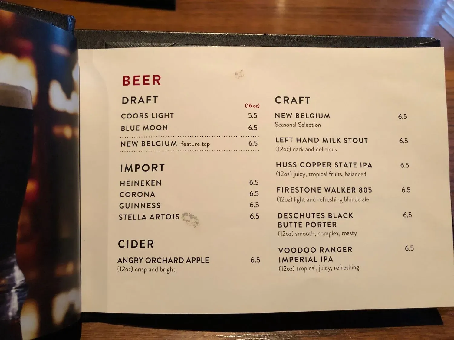 Menu 6