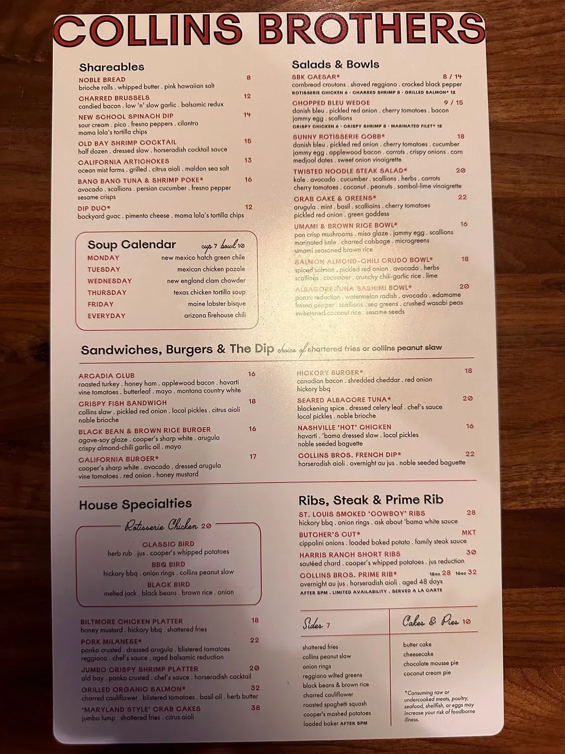 Menu 6