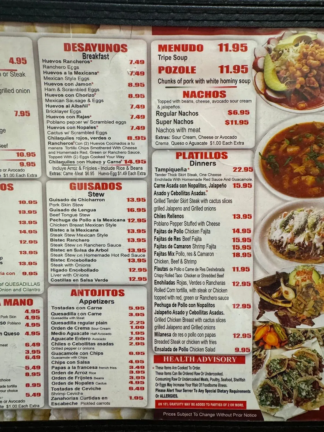 Menu 4