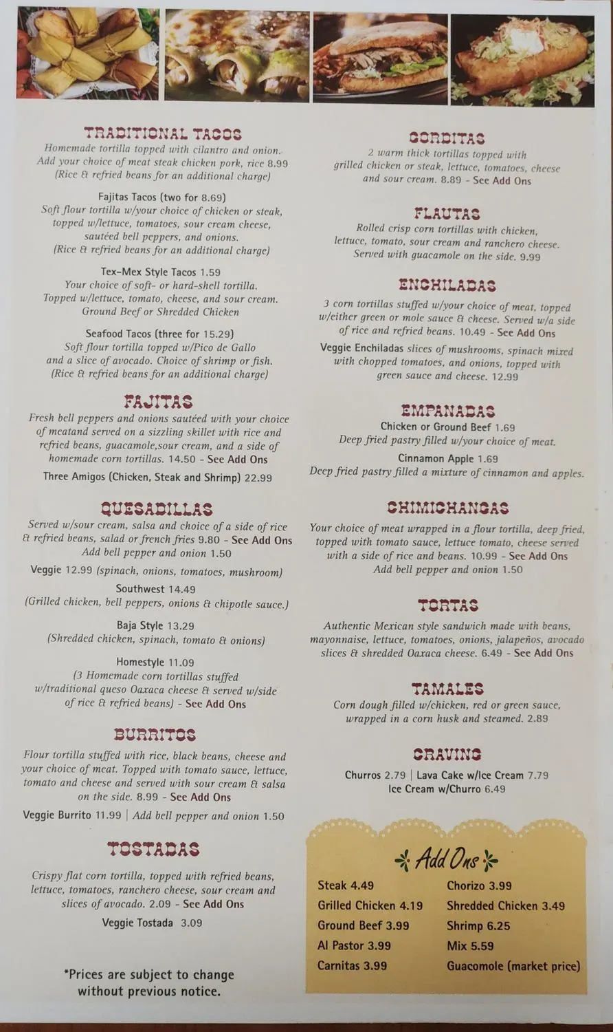 Menu 2