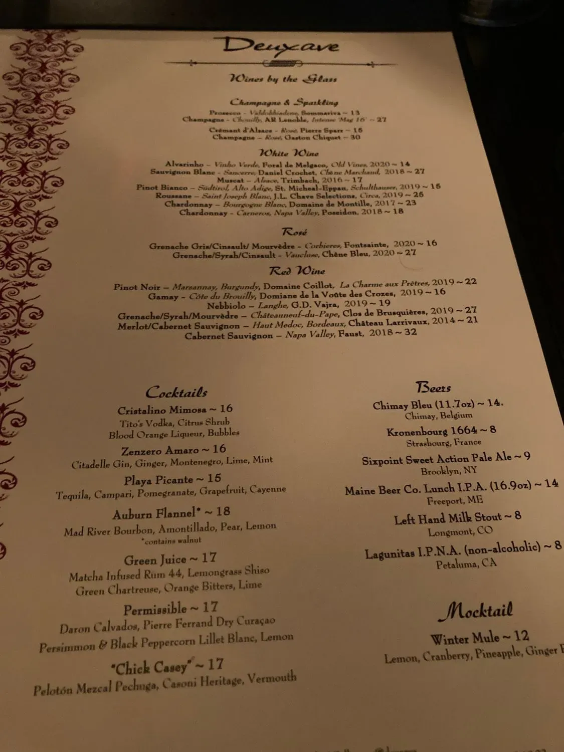 Menu 6