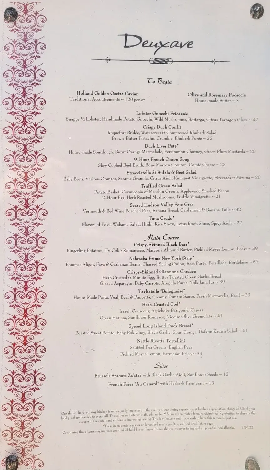 Menu 2