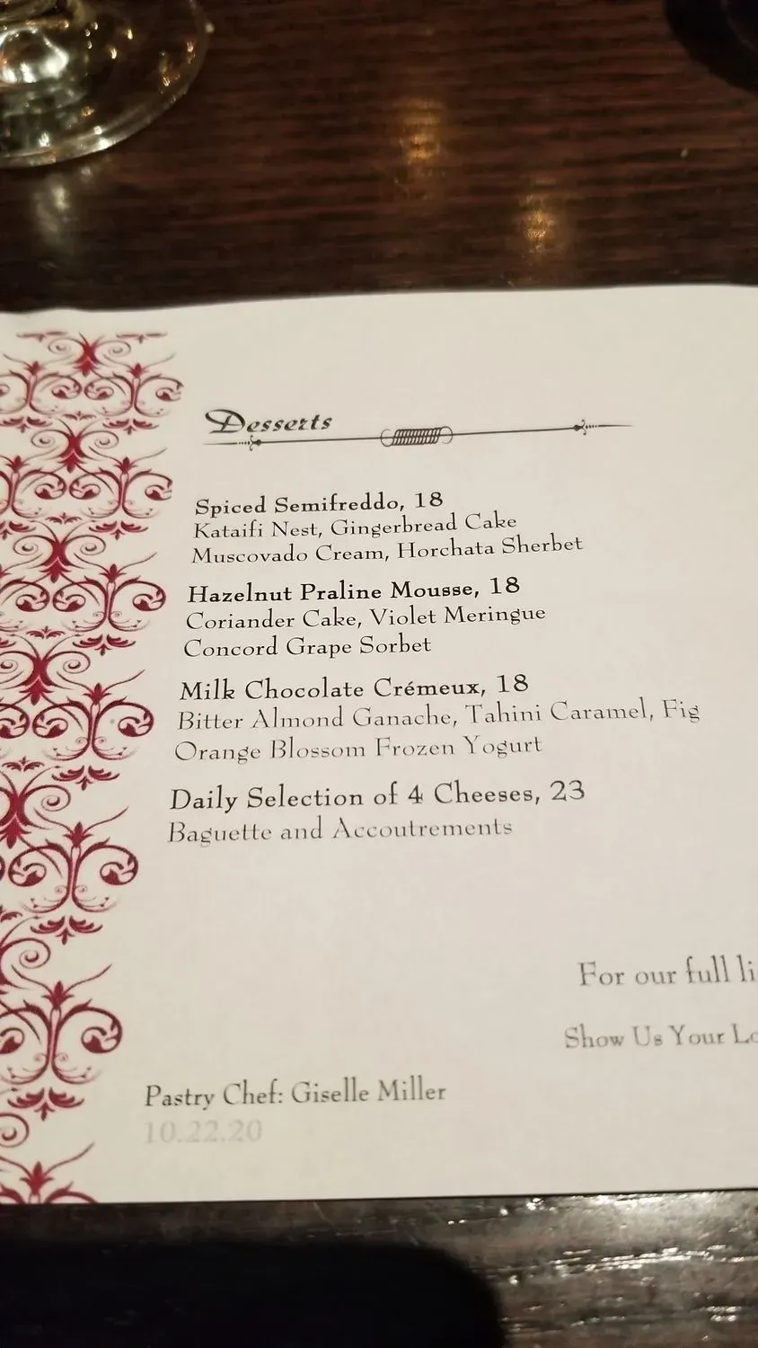 Menu 5