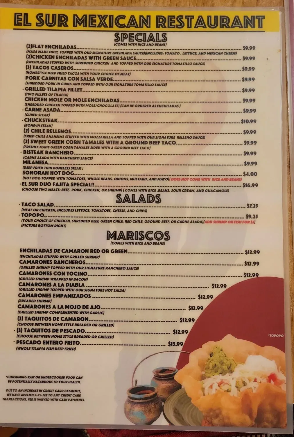 Menu 5