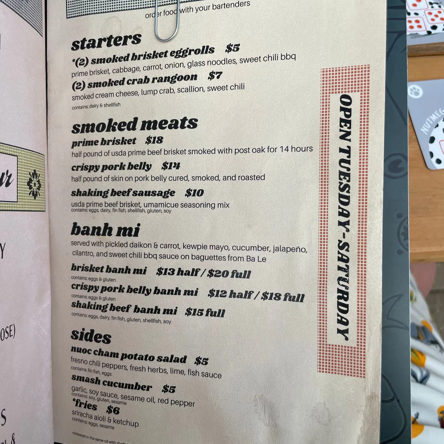 Menu 3