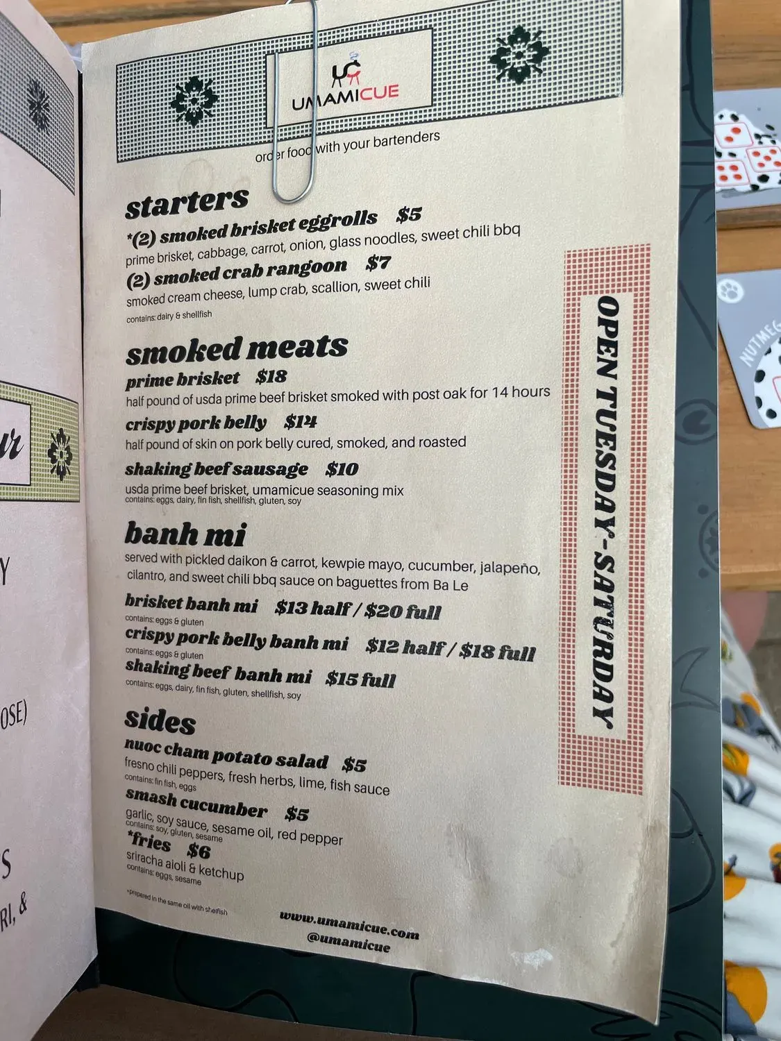 Menu 4