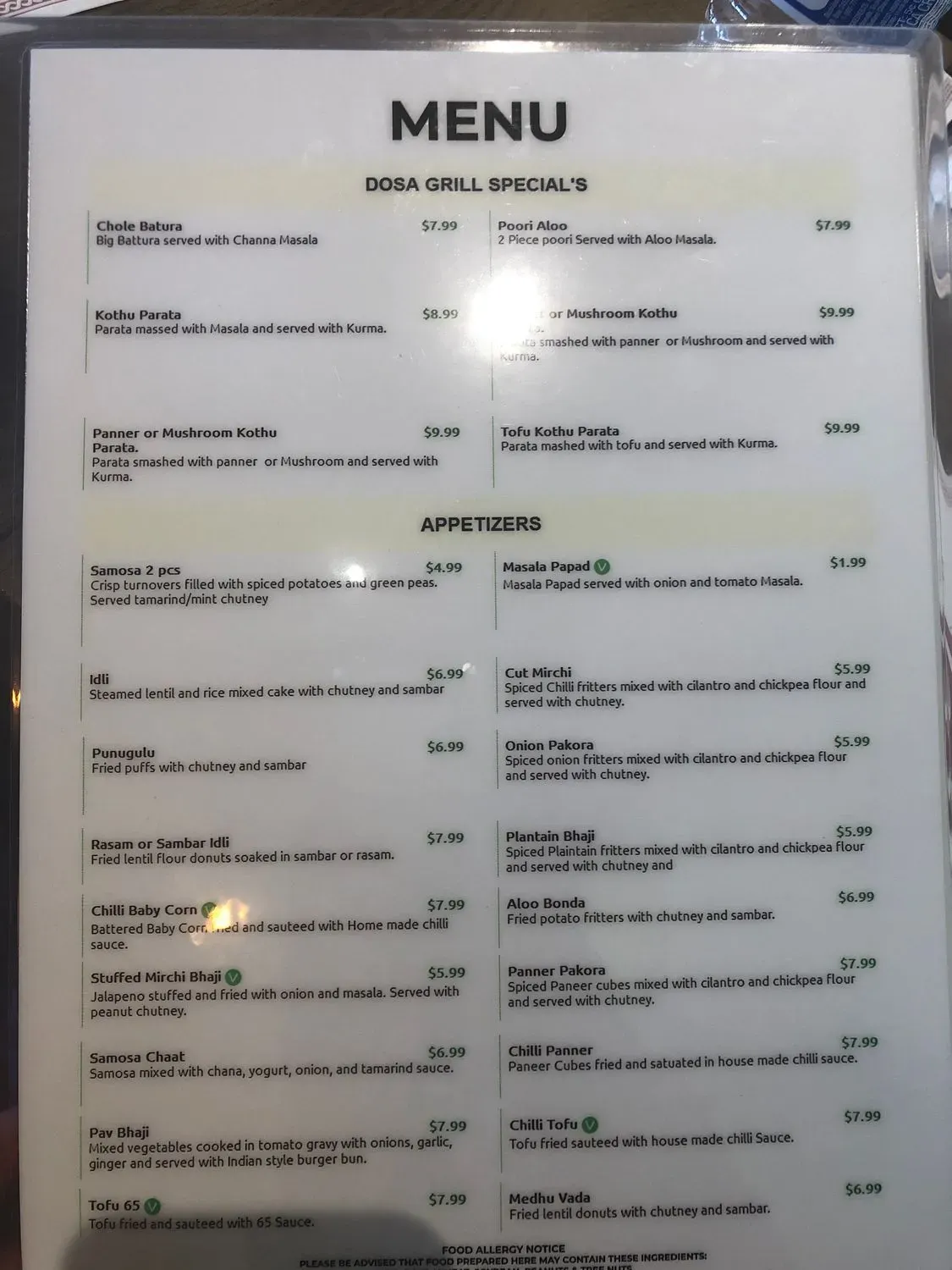 Menu 4