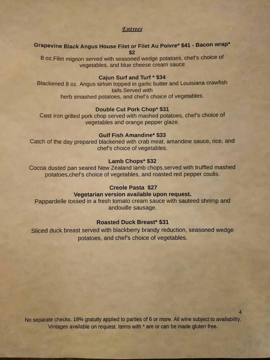 Menu 2