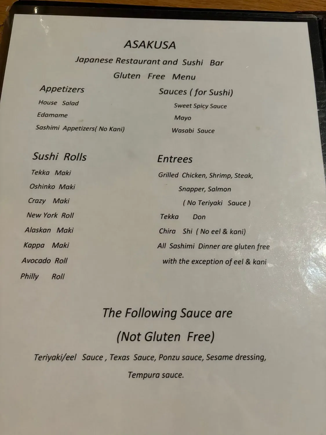 Menu 6