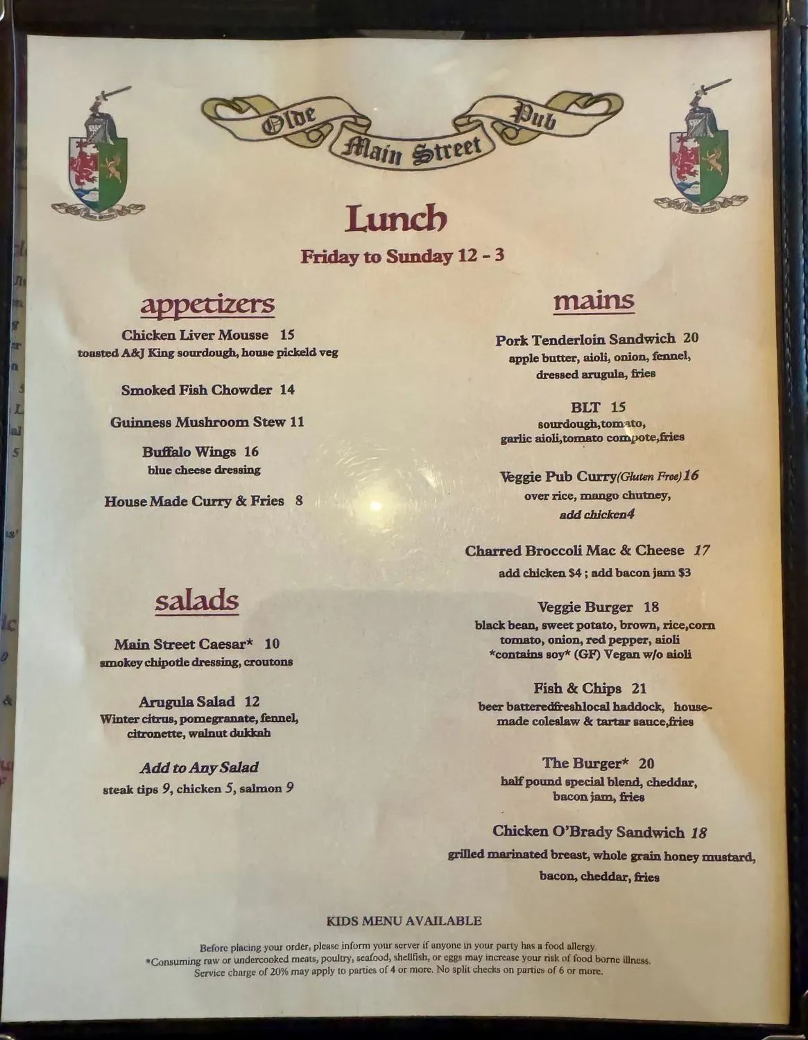 Menu 3