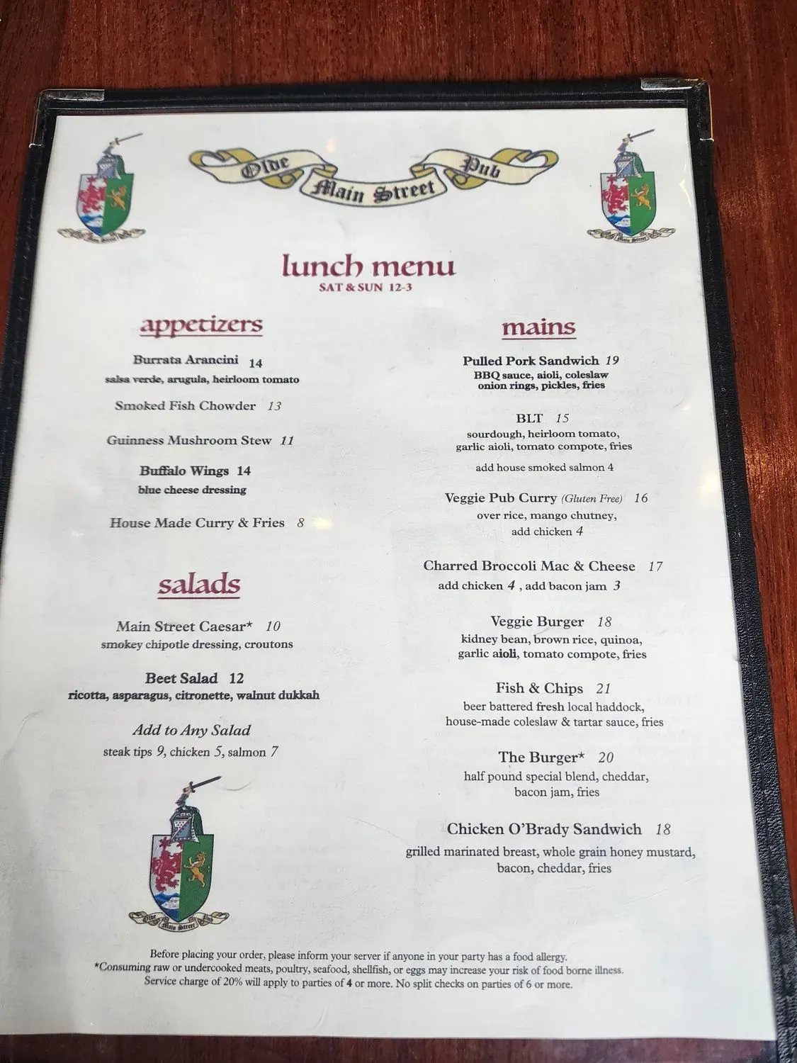 Menu 4