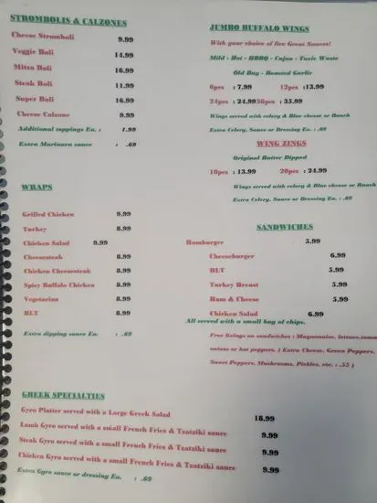 Menu 2