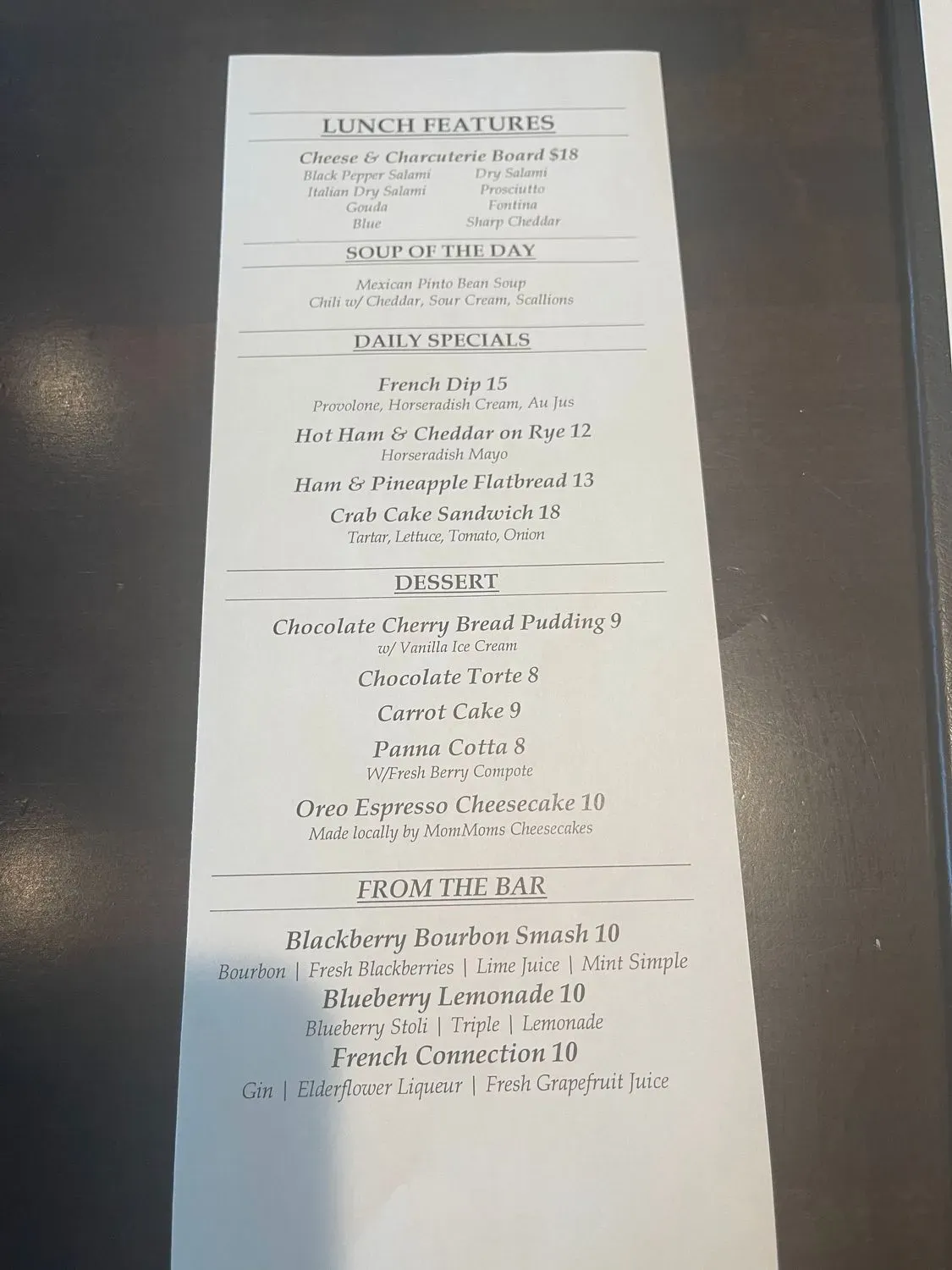 Menu 3