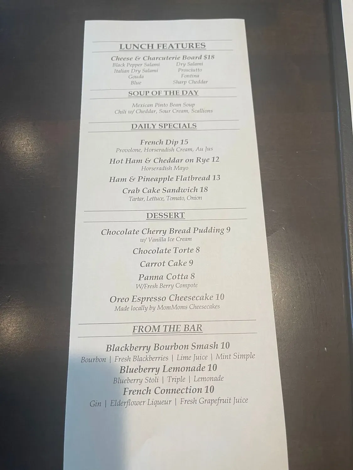 Menu 3