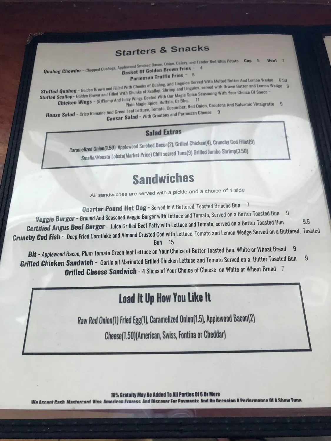 Menu 4