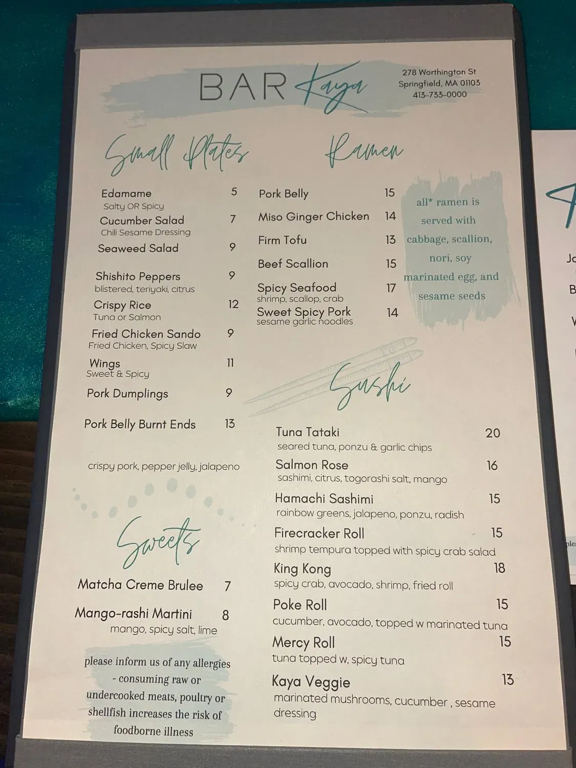 Menu 3