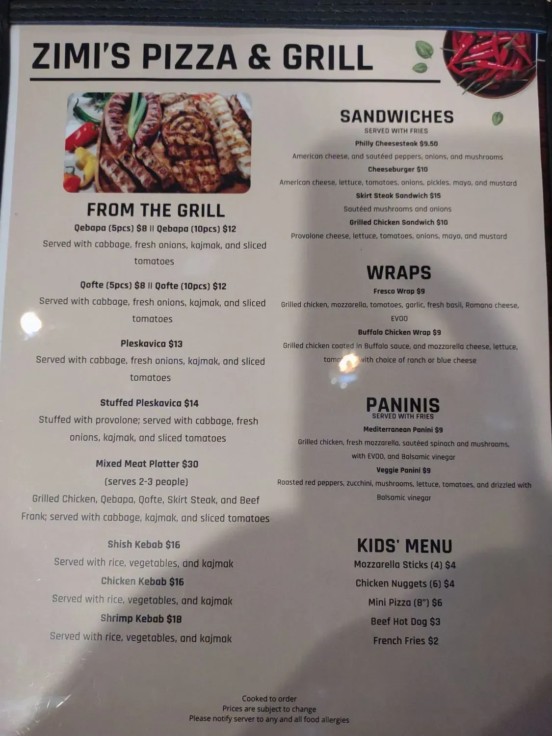 Menu 3