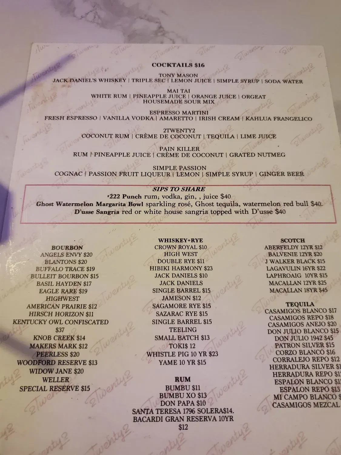 Menu 2