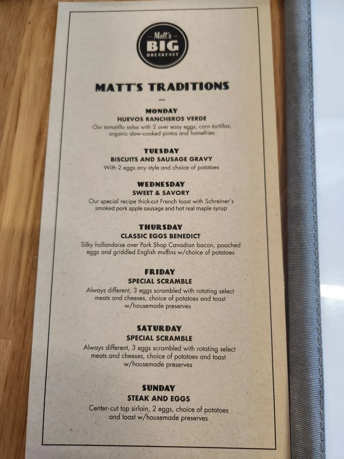 Menu 6