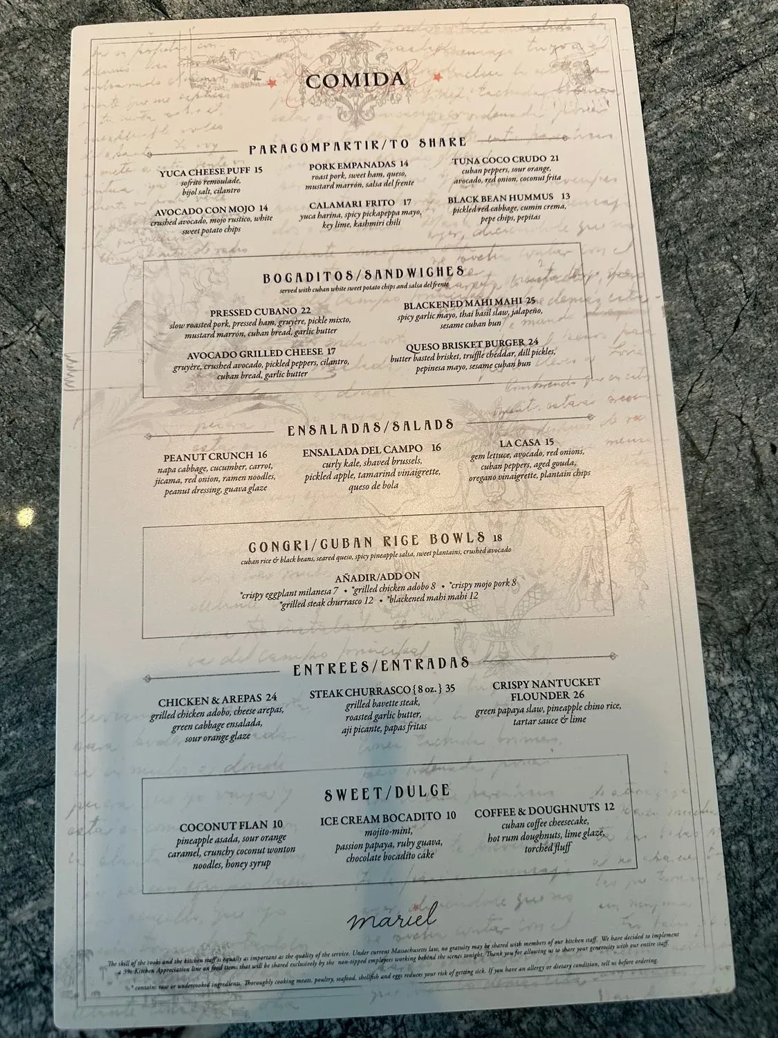 Menu 3