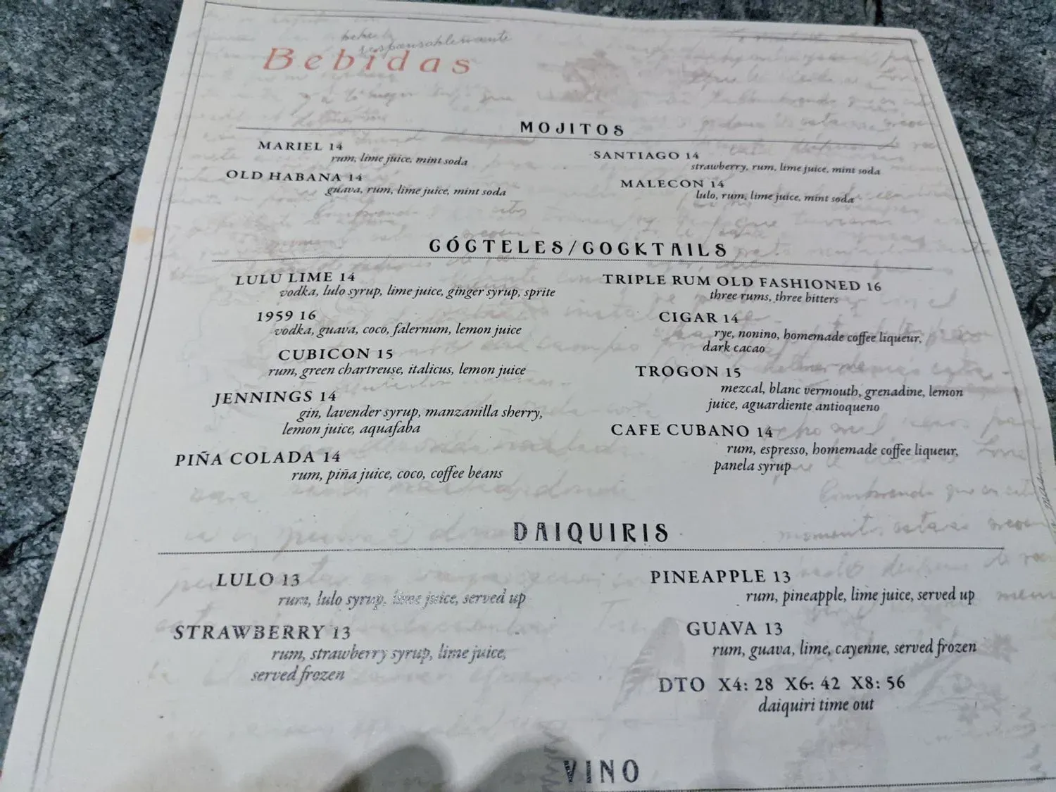 Menu 4