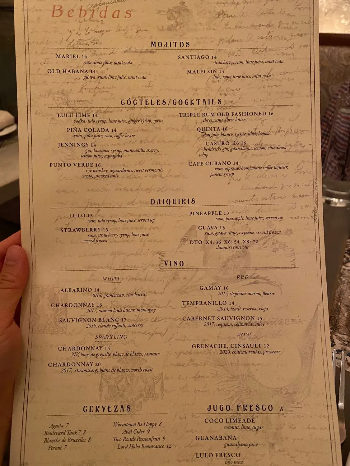 Menu 6