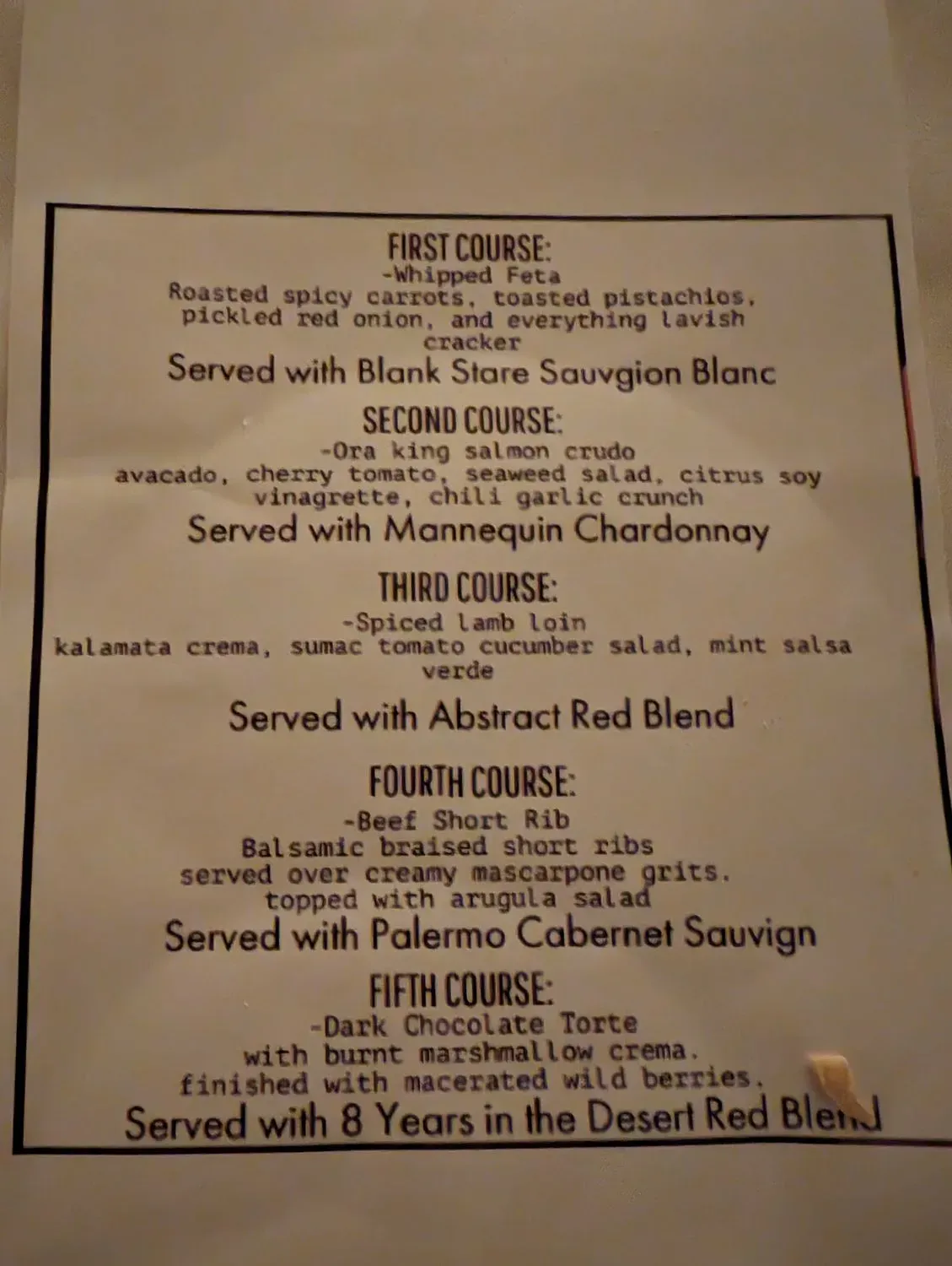 Menu 6