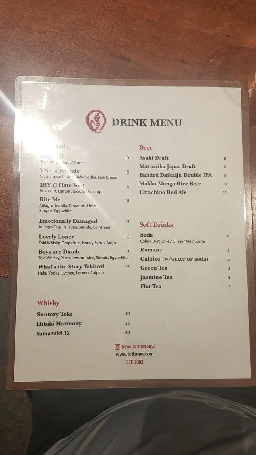 Menu 3